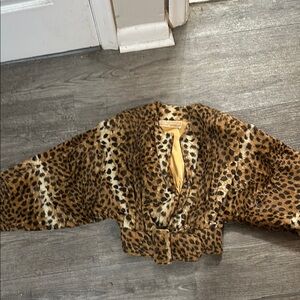 Vintage Leopard Print Jacket